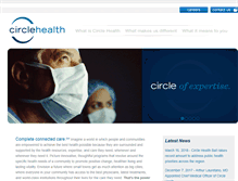 Tablet Screenshot of circle-health.org
